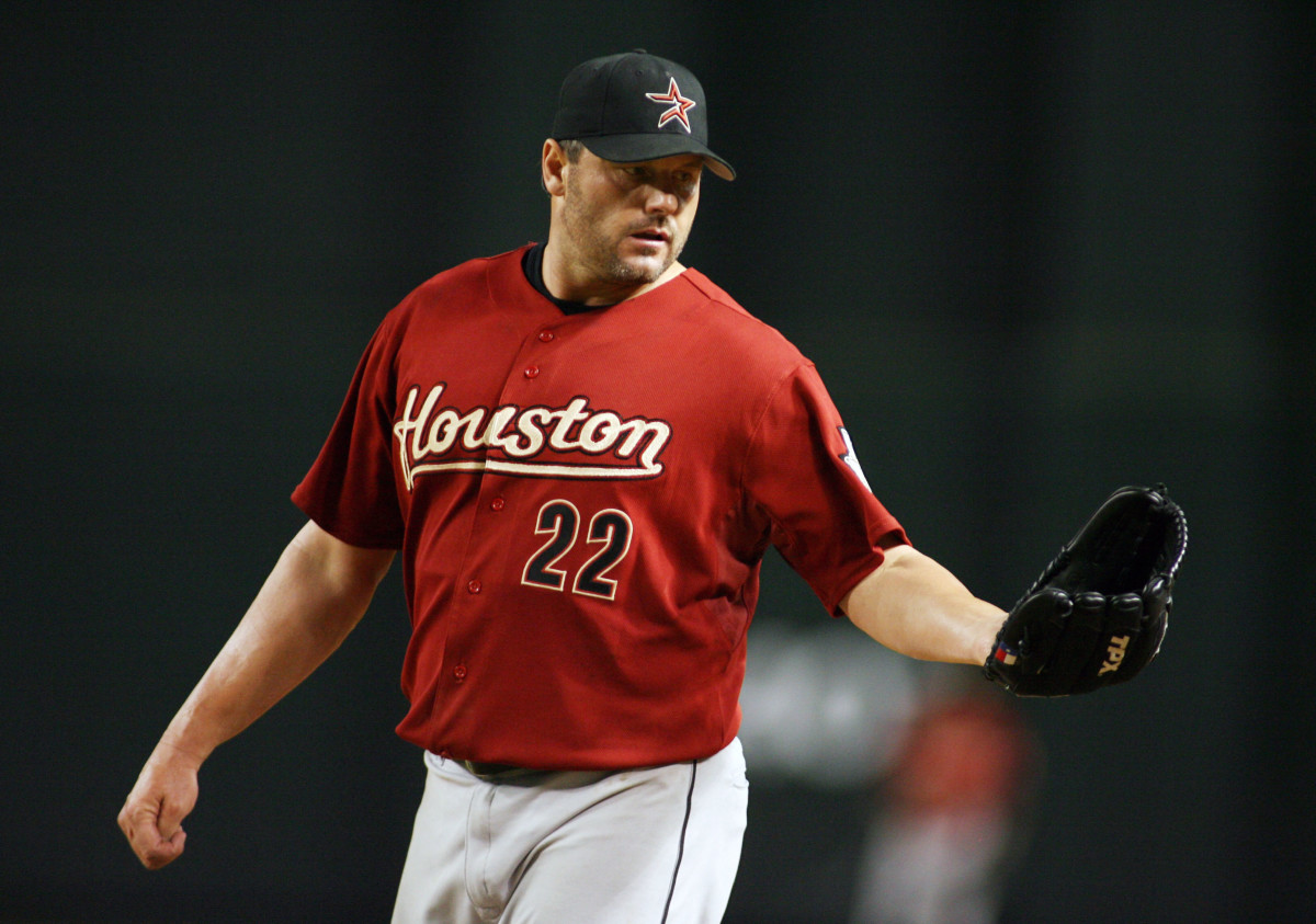 Roger Clemens pitched for the Houston Astros back when the team still played in the National League.